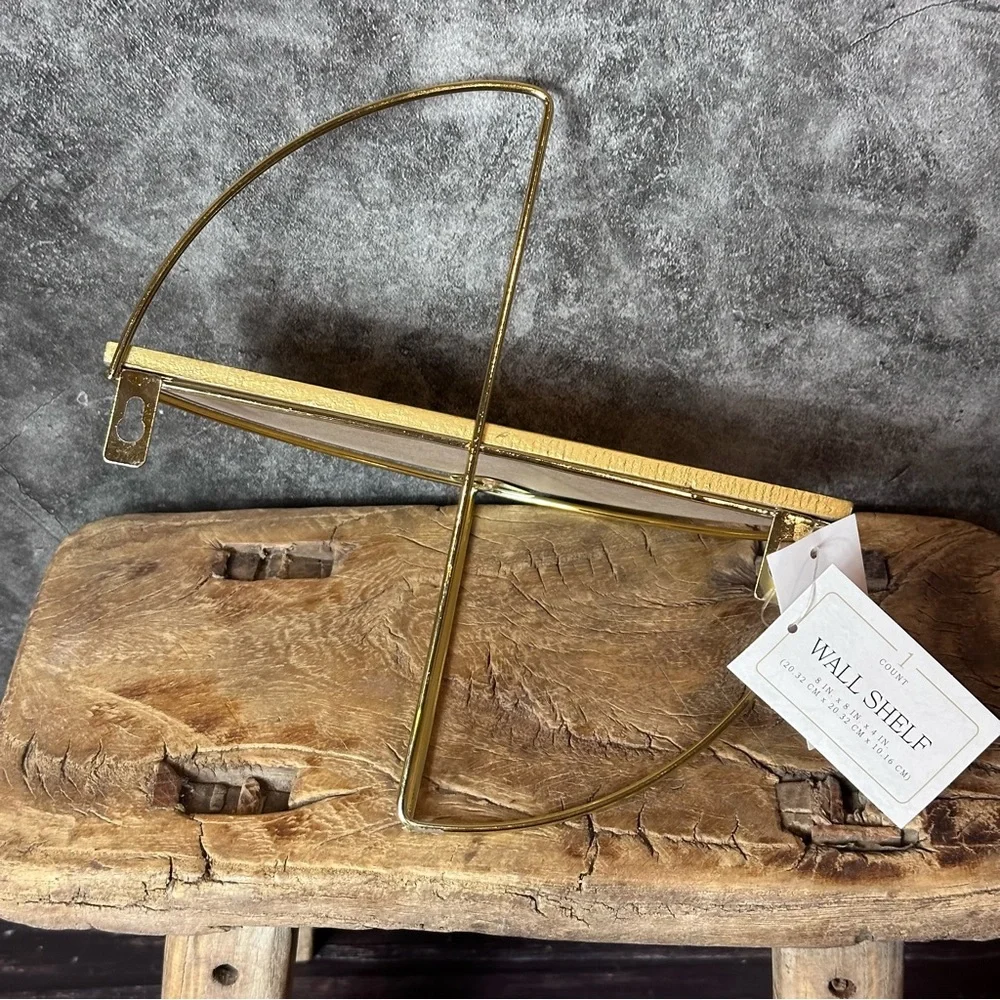Target Dollarspot Gold Half Round Shelf